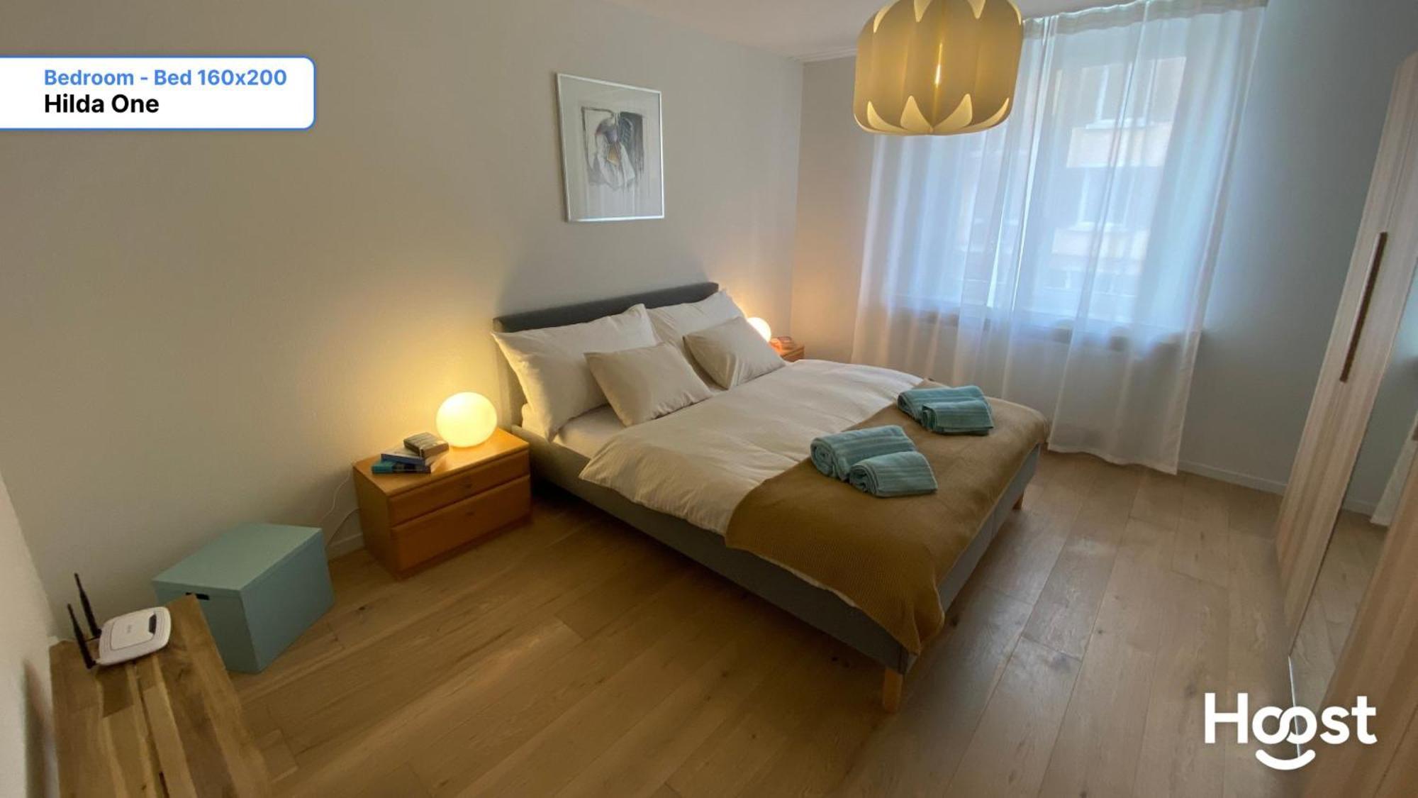 H1 With 4,5 Room, Bathroom, Kitchen, Central, Quiet & Modern With Office Цюрих Экстерьер фото