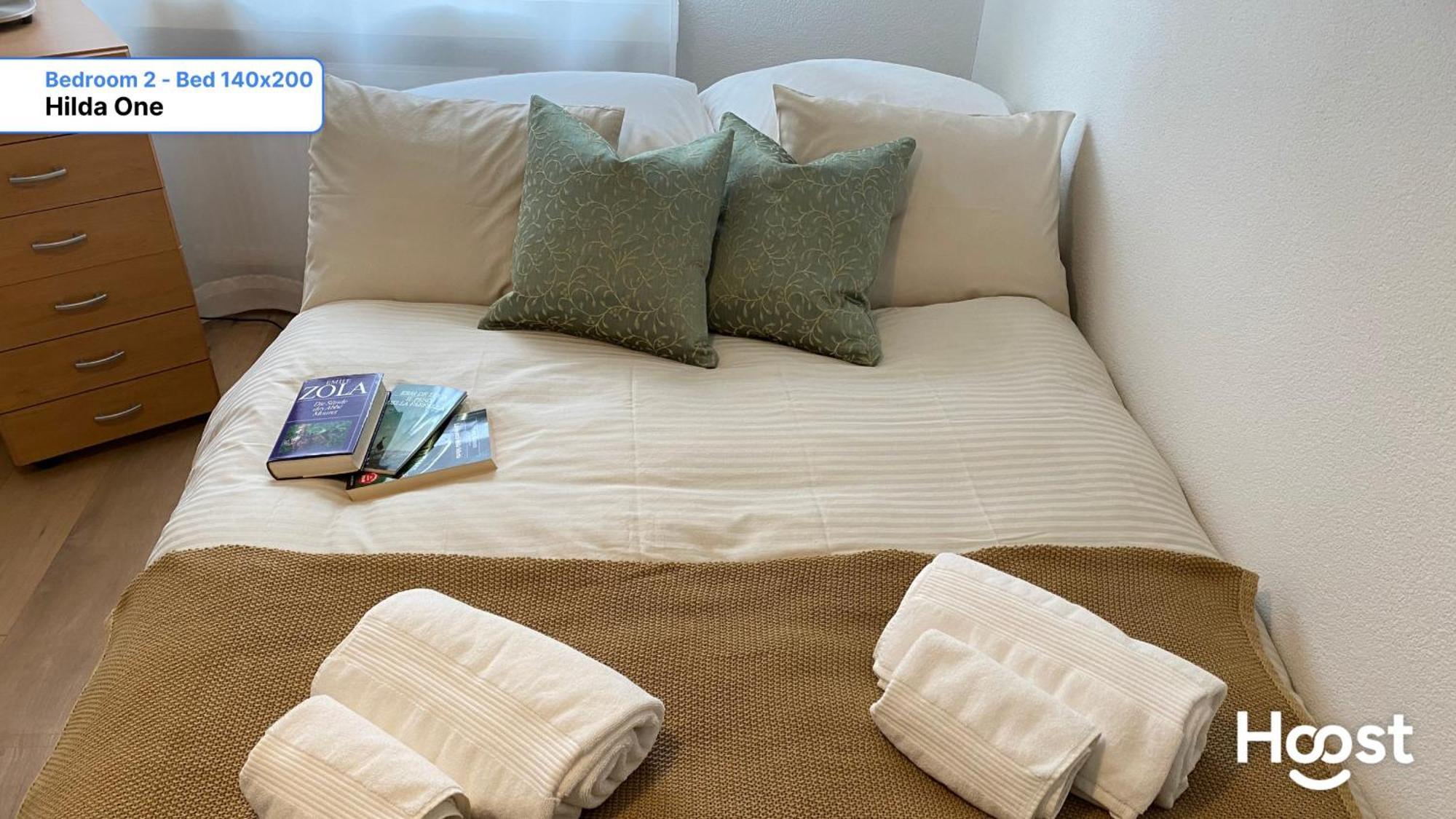 H1 With 4,5 Room, Bathroom, Kitchen, Central, Quiet & Modern With Office Цюрих Экстерьер фото