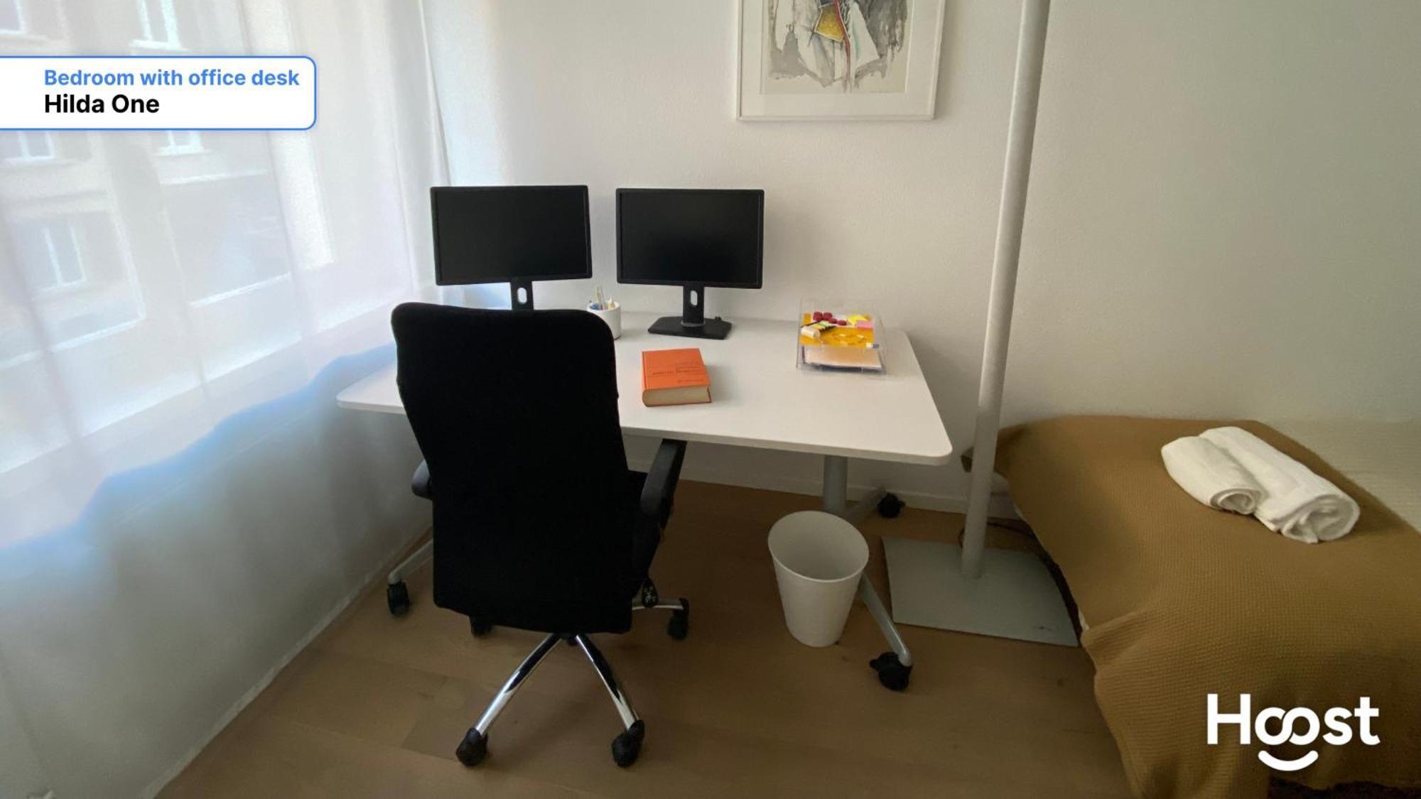 H1 With 4,5 Room, Bathroom, Kitchen, Central, Quiet & Modern With Office Цюрих Экстерьер фото