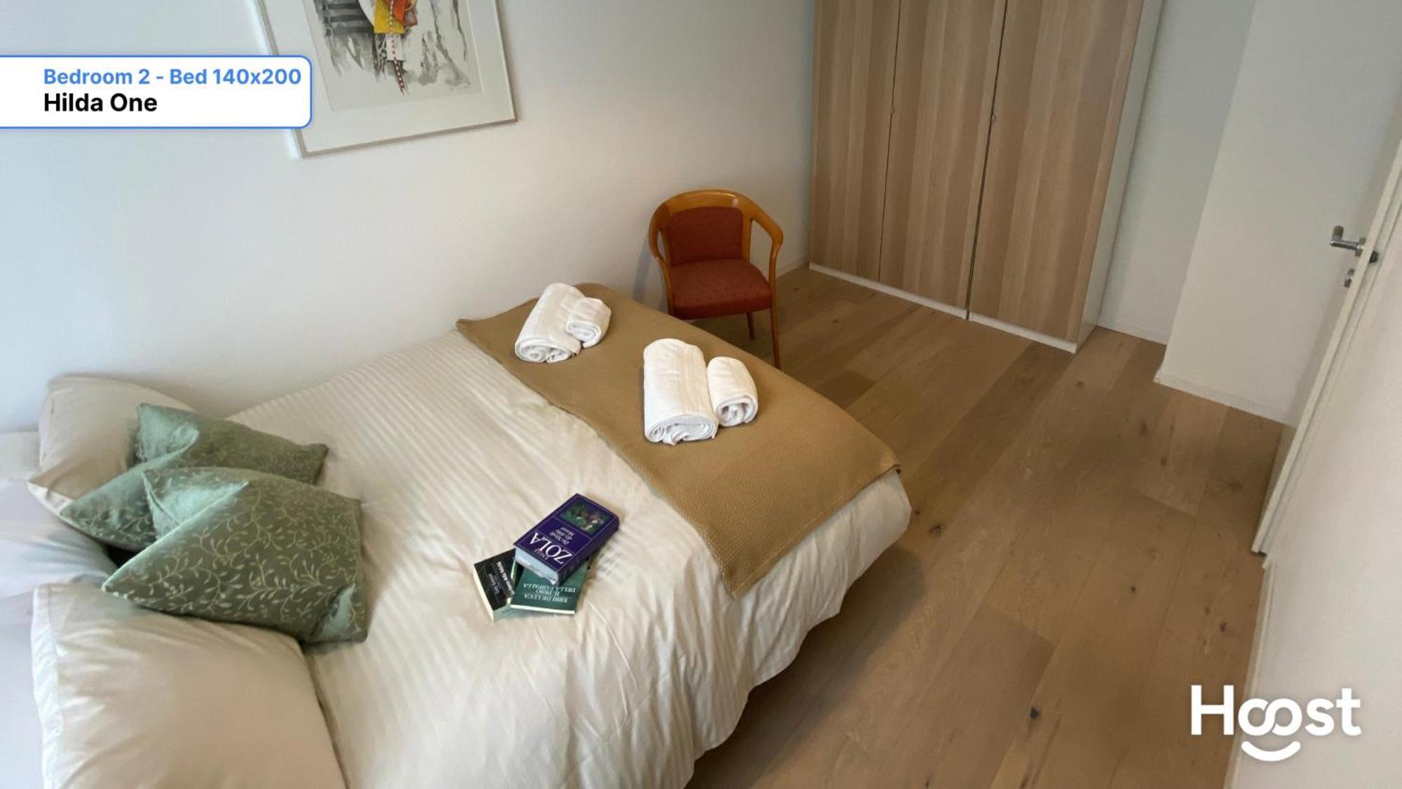 H1 With 4,5 Room, Bathroom, Kitchen, Central, Quiet & Modern With Office Цюрих Экстерьер фото